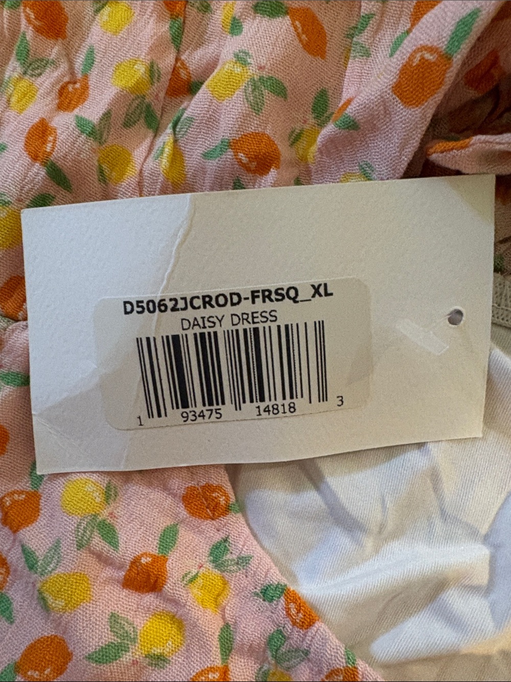 Tie-Front Puff Sleeve Floral Tunic Top - Pink/Orange - Picture 4 of 4